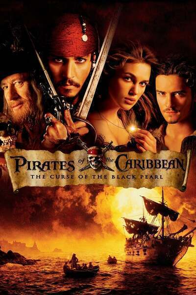 Pirates of the Caribbean: The Curse of the Black Pearl (2003) poster - Allmovieland.com
