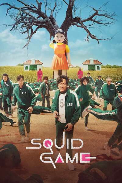Squid Game (2021) poster - Allmovieland.com