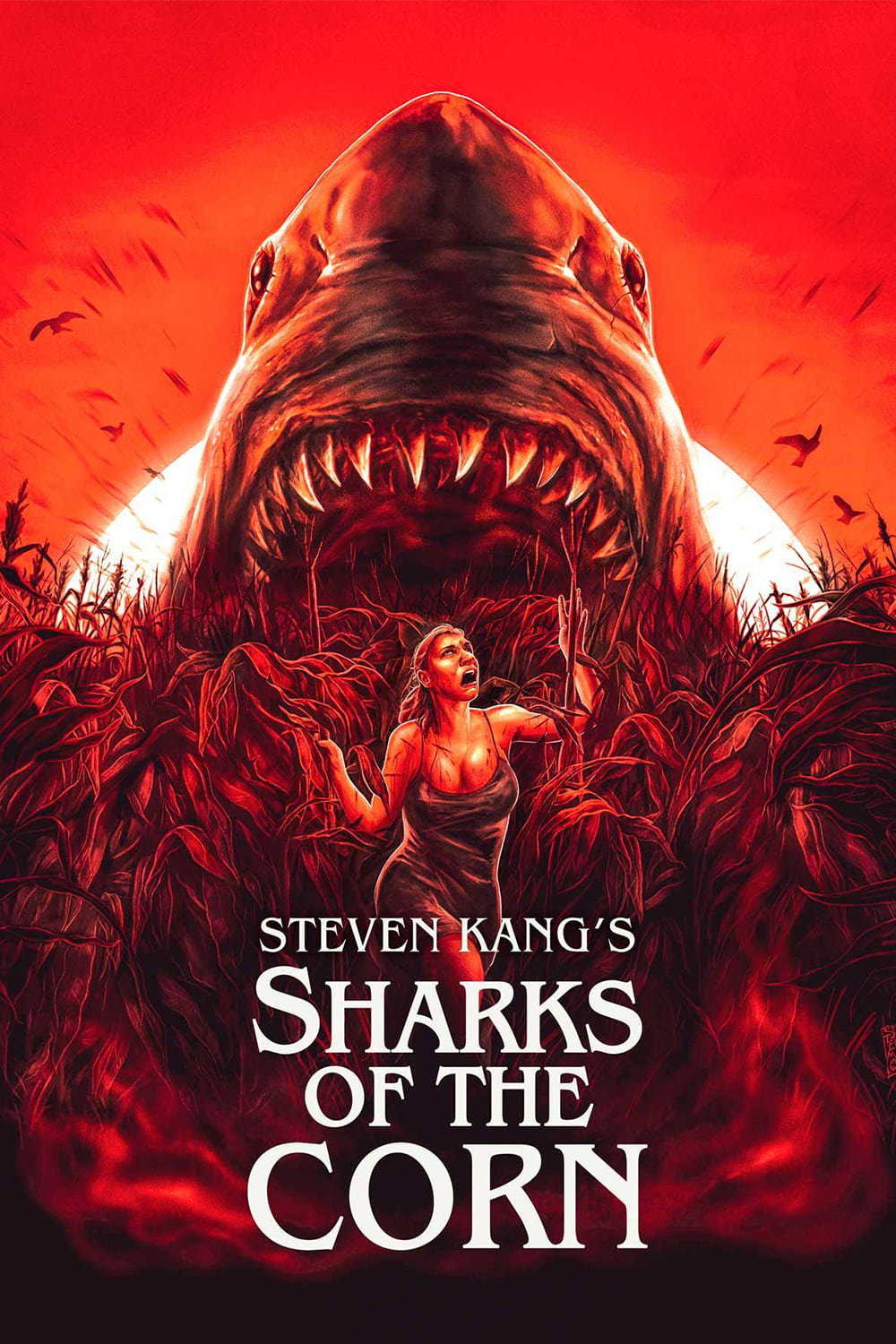 Sharks of the Corn (2021) poster - Allmovieland.com