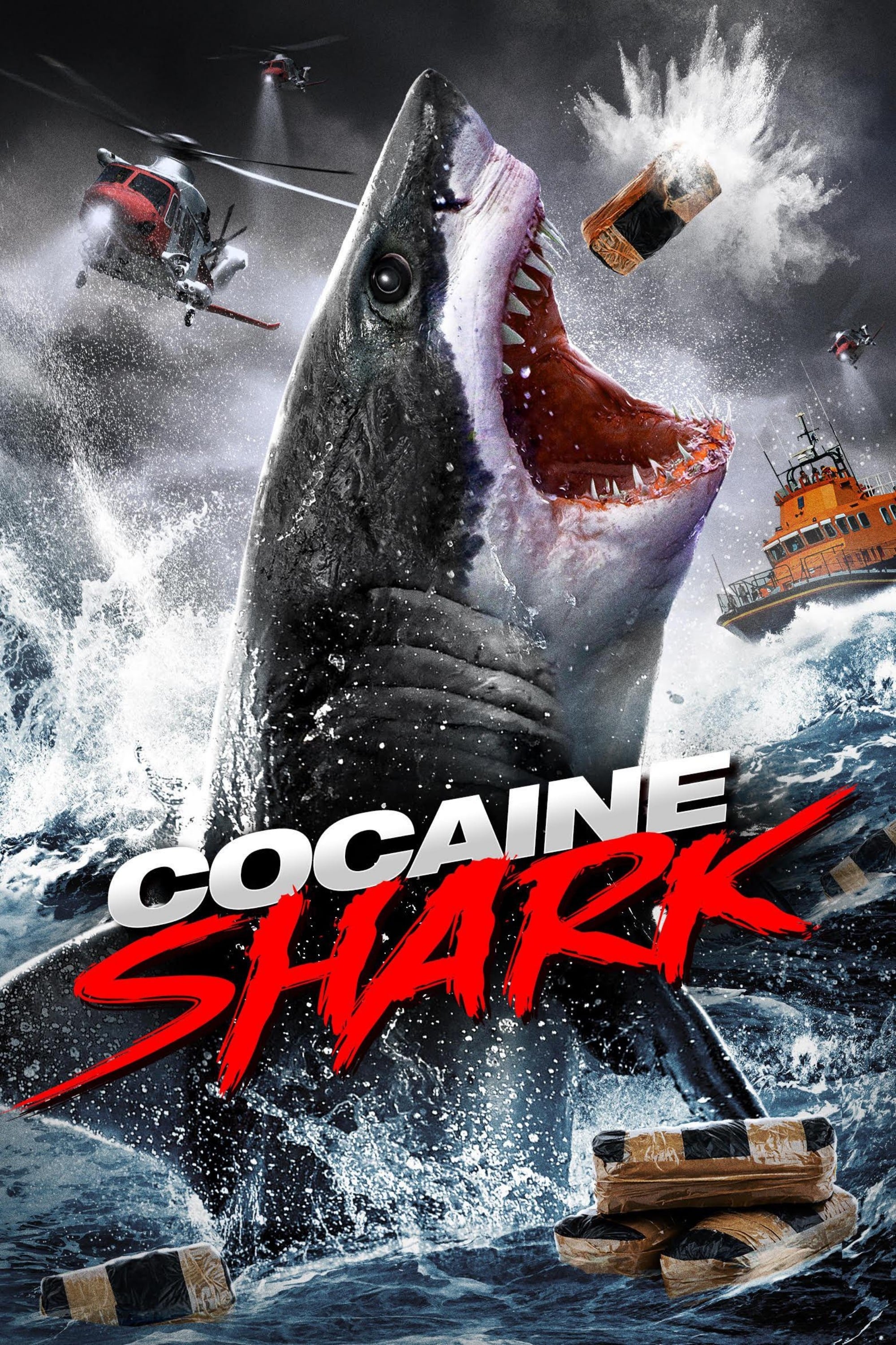 Cocaine Shark (2023) poster - Allmovieland.com