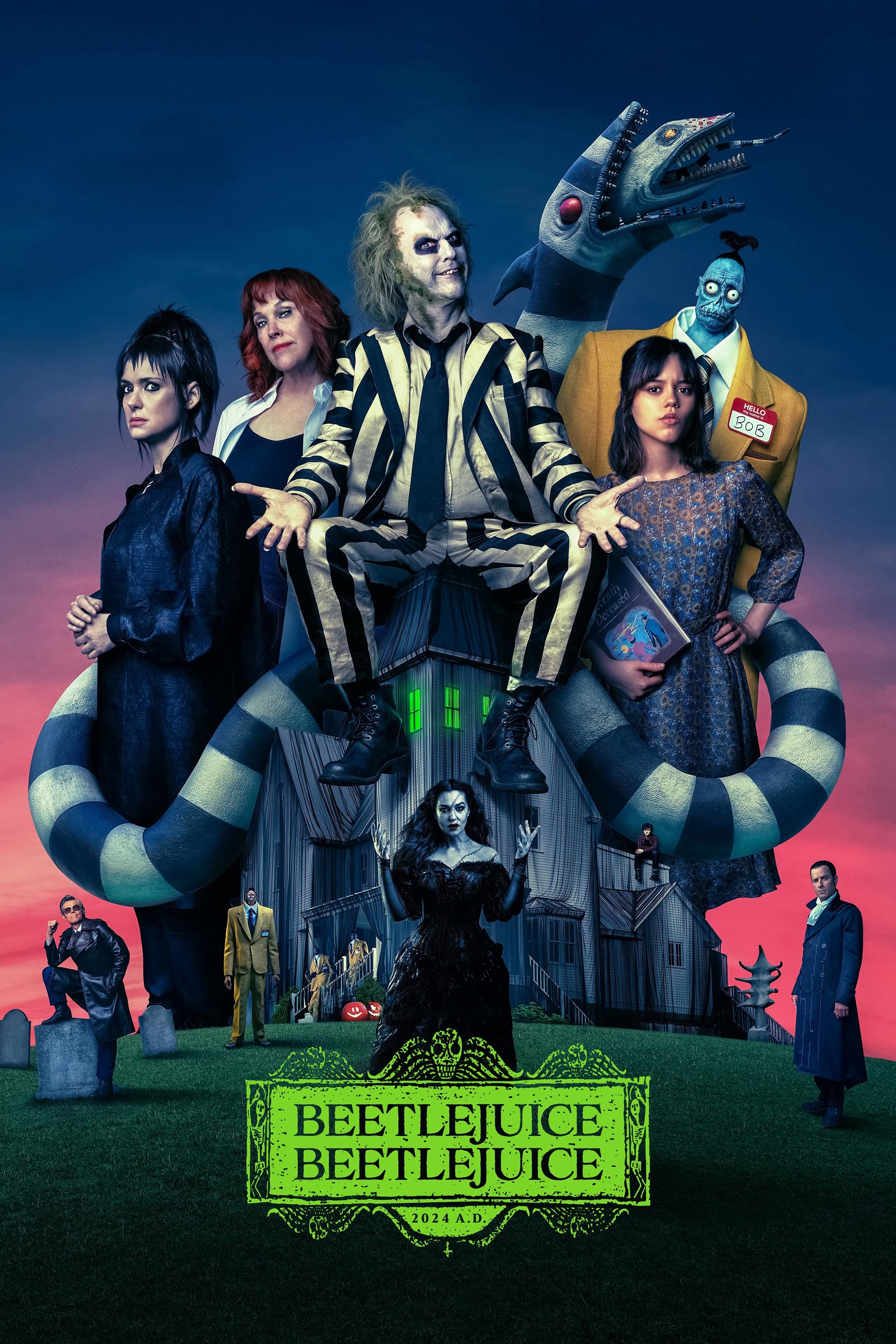 Beetlejuice Beetlejuice (2024) poster - Allmovieland.com